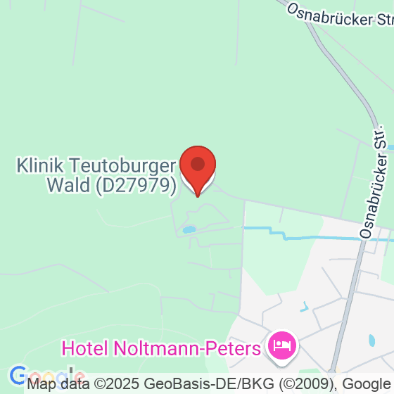 Standort von Klinik Teutoburger Wald