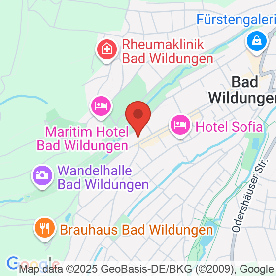 Standort von Asklepios Klinik Fürstenhof